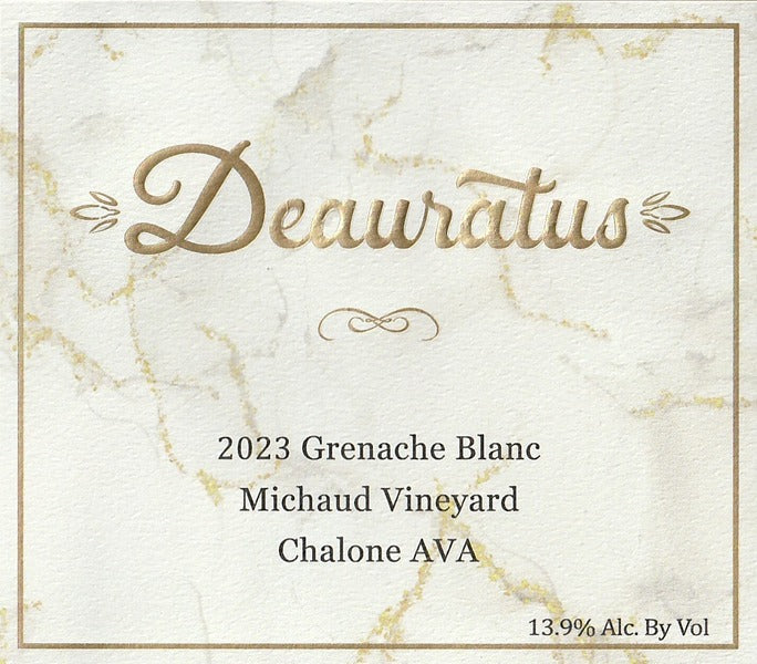 2023 グルナッシュ・ブラン、マイケル・ミシャード・ヴィンヤード、デュラタス