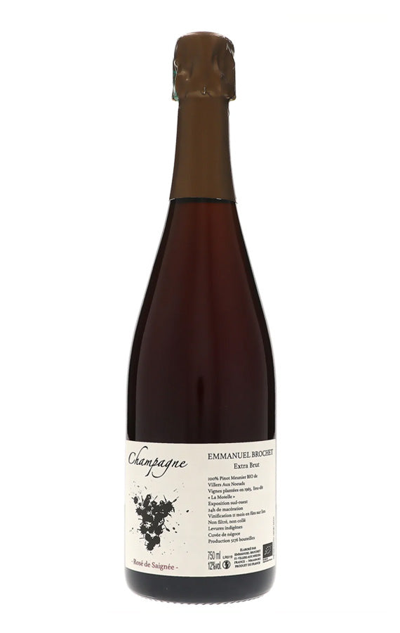 Champagne Emmanuel Brochet, Rosé de Saignee, Extra Brut (Base 2019)